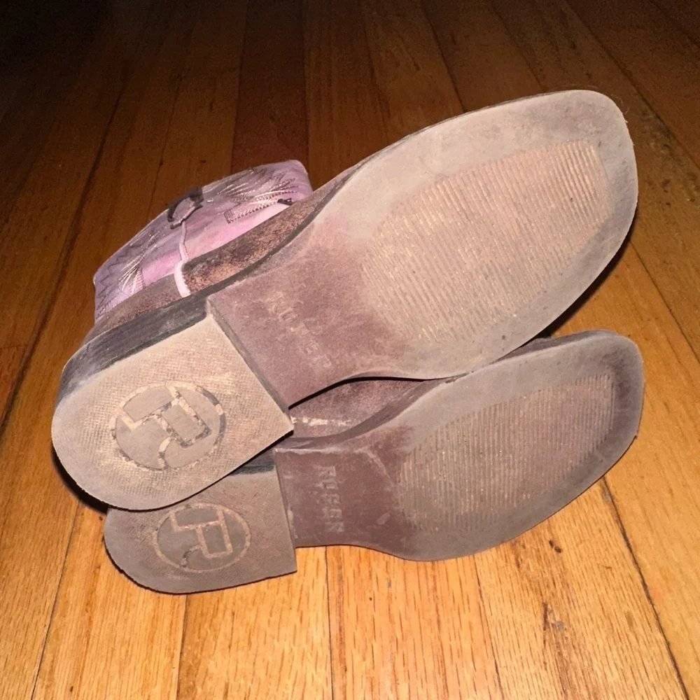 Roper Pink and Brown Kids' Boots